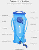 RHINOWALK Hydration Water Bladder - 2L, Blue, TPU food grade