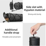 RHINOWALK Waterproof Handlebar Roll Bag - 2.4 Liter, Black