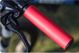 LeBycle Bike Handlebar Grips - NBR Material, Soft, Anti-slip, Red